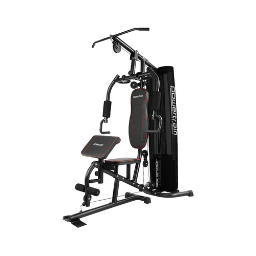 Multi Station Home Gym with 68kg Weights Preacher Curl Pad