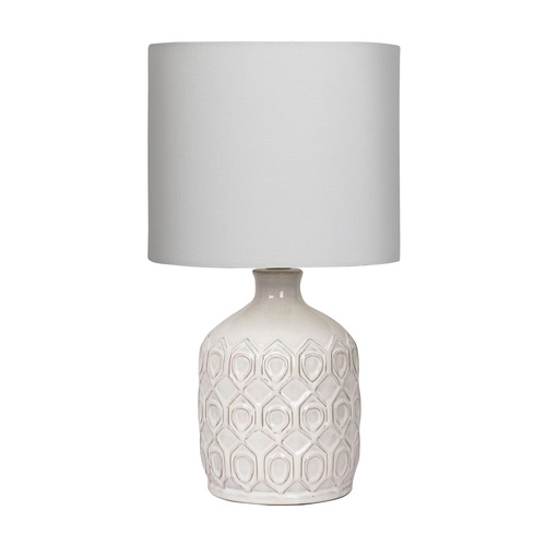 Ceramic Table Lamp in Cream